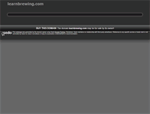 Tablet Screenshot of learnbrewing.com
